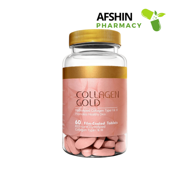 Adrian Gold Collagen Tablets - Boost Your Skin, Joint, Hair, and Digestive Health